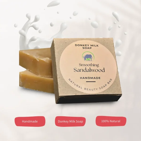 Cold Processed Donkey Milk Soap- Soothing Sandalwood Soap