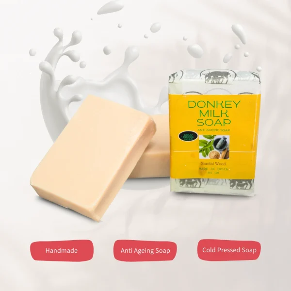 Cold Processed Donkey Milk Soap - French Pink Clay
