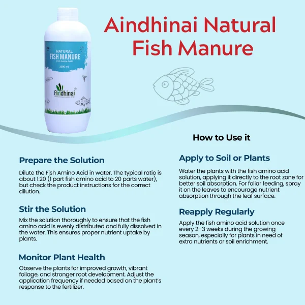Aindhinai Natural Fish Manure - Image 2