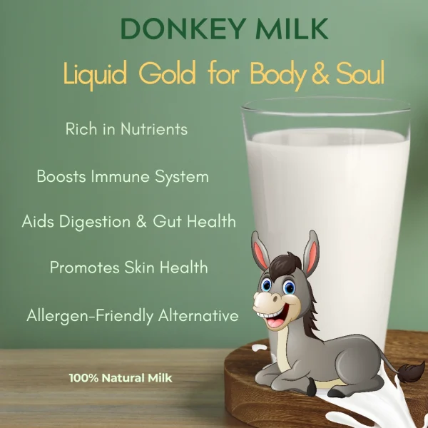 Donkey Milk - 100% Natural Milk - Image 3