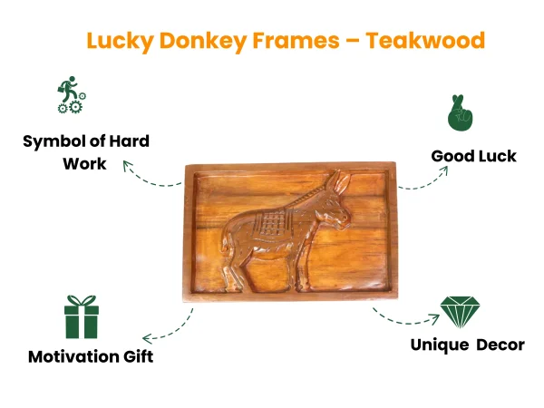Lucky Donkey Frames – Teakwood - Image 4