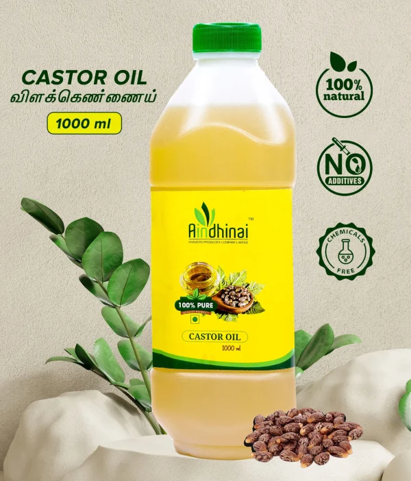Castor Oil - 100% Pure Cold Pressed Oil