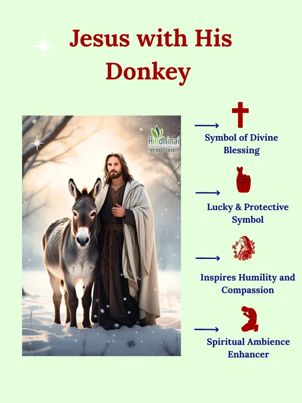 Jesus with His Donkey - Image 2
