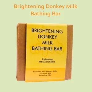 Brightening Donkey Milk Bathing Bar - Brightening | Anti-Acne | Gentle. Enriched with Donkey Milk, Turmeric and Botanical Oils